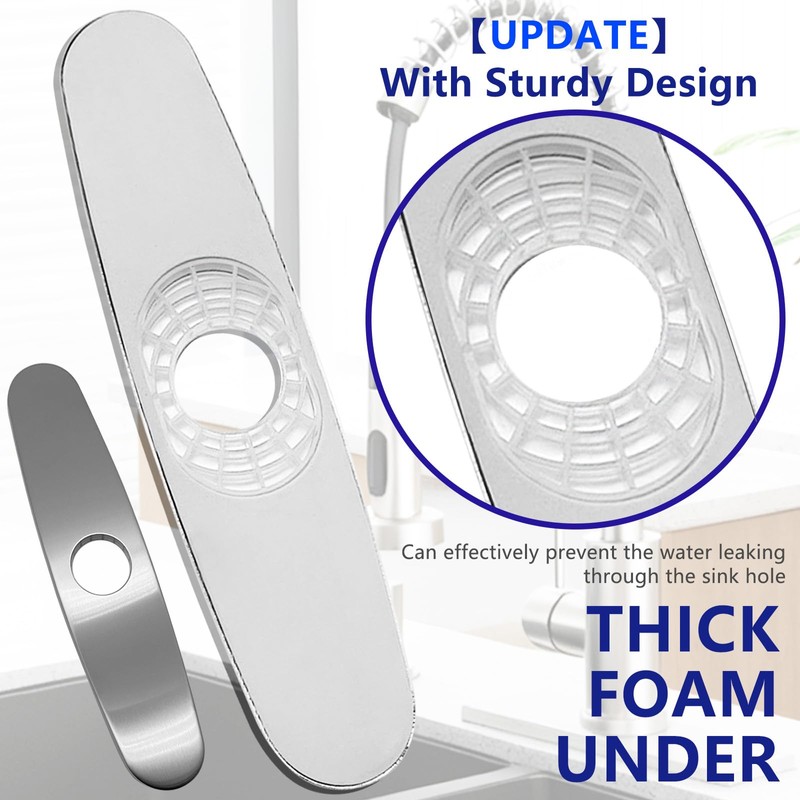 GARGIER Faucet Sink Hole Cover 10 inch Escutcheon Plate
