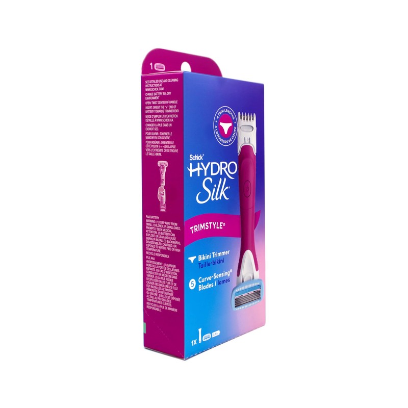 Schick Hydro Silk TrimStyle Moisturizing Razor for Women with Bikini