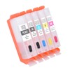 5Colors PGI-850/CLI-851 Refillable Ink Cartridge with ARC Chip for Canon