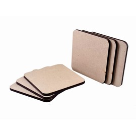 eSplanade DIY Coasters for DIY Activities Made from MDF - Make Your own Design, Artwork, Hobby, Decoupage etc (6)