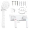 RV Shower Faucet with Handheld Showerhead & Hose, 4" ABS