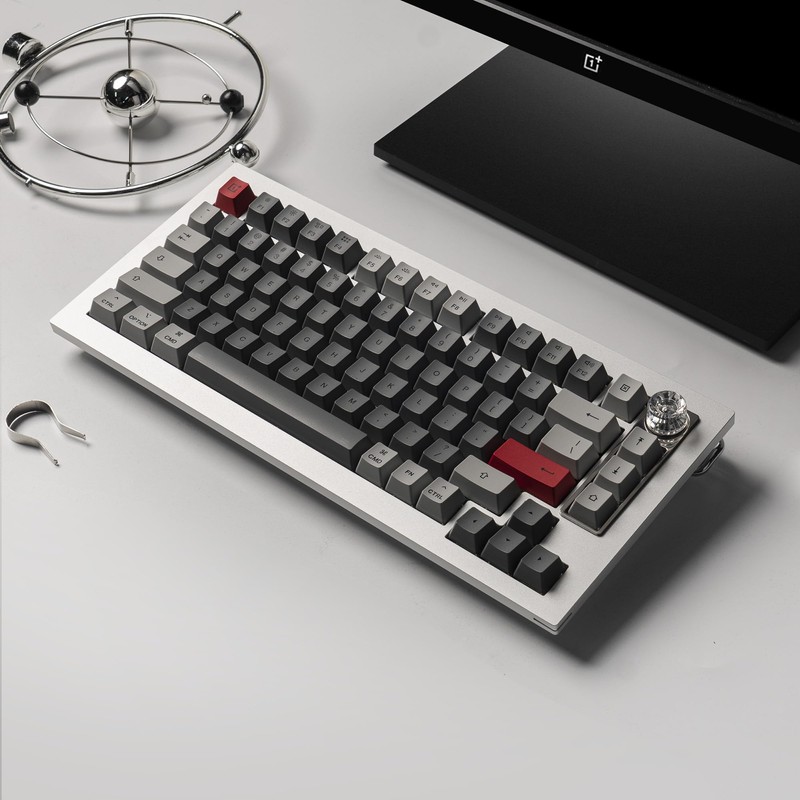 81 Pro Full Metal Custom Mechanical Keyboard, QMK/VIA Double-Shot PBT