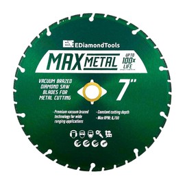 7" Vacuum Brazed Diamond Saw Blades for Metal, DM-7/8-5/8 Arbor