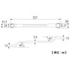 TOP TM-24x27 Double Mouth Glasses Wrench, 0.9 x 1.1 inches