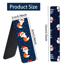 Christmas Magnetic Bookmarks, Pack of 30 Magnetic Bookmarks, Magnetic Bookmarks Children, Markings Bookmark, Magnetic Bookmarks, Colourful, Magnetic Pages Markings