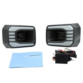 KACEPAR White/Amber Switchback LED DRL Fog Light Kit, 2020-2021 Compatible with Toyota Hilux Revo Rocco, Lower Bumper Turn Signal Lamp Front Fog Light