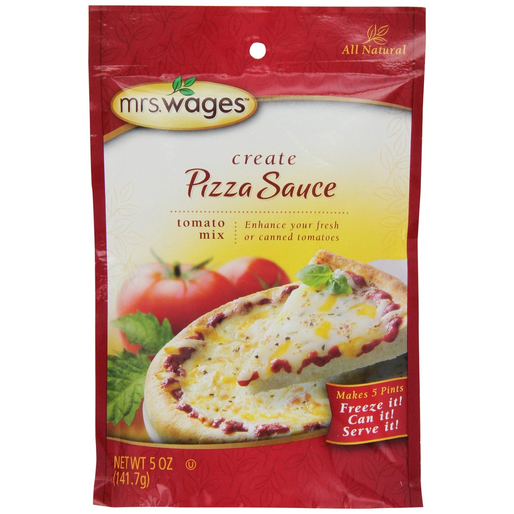 Mrs  Wages Pizza Sauce Canning Mix, PACK of 6