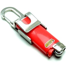 Screwpop Bic Standard Full-Size Lighter Holder Keychain Multi Tool with Carabiner Clip and Bottle Opener Stainless Steel Construction (Lighter Not Included)
