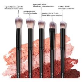 Set 5pzs Brochas De Maquillaje Profesional, Brocha Maquillaje, Brocha Para Maquillaje, Brochas Profesionales, Kit Maquillaje, Pincel Para Sombra De Oj