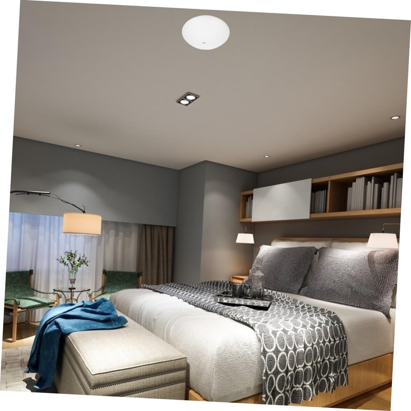 CHILDWEET Round Ceiling Light Cover Replacement with Circular Hole for