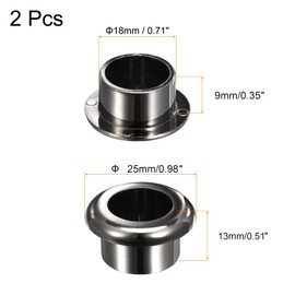 TA-VIGOR 2Pcs 18mm Desk Grommet, Cable Hole Cover PC Computer Desk Plastic Grommet Cord Organizers Protector