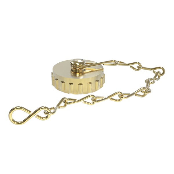 ABA Beul 20014.004.2 Round Cap with Chain and EPDM Washer,