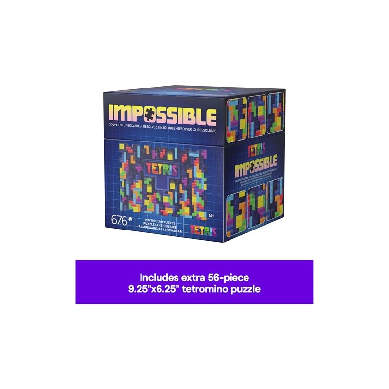 Spin Master Games, Rompecabezas irrealizable de Tetris, Rompecabezas lenticular de