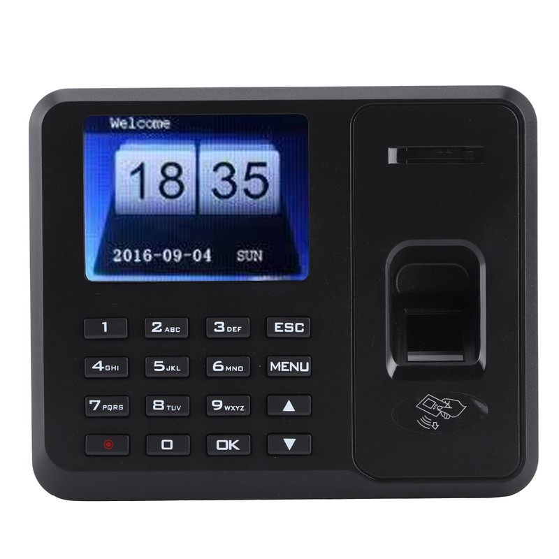 USB Standalone Time Attendance 2.4in TFT LCD Screen Password Fingerprint