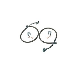 RealTruck SUPERLIFT SUSPENSION Brake Hose Kit for Suburban/Blazer/GM Pickup | Front Bullet Proof Pair of Brake Hoses | 91350 | Fits 1979-1986 GM Pickup / Blazer / Suburban with 4-6" Lift Kit