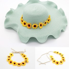 Peace Sign Jewelry Set - Women's Hippie Costume Accessories - 60s 70s Outfits - Peace Sign Necklace & Earrings, Flower Headband