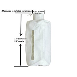 70334 Wall Mount Dust Collectors Dust Filter Bag，1 Micron， Fits POWERTEC DC5371/ 5372 and Grizzly, Shop Fox, Rockler Delta, Wen