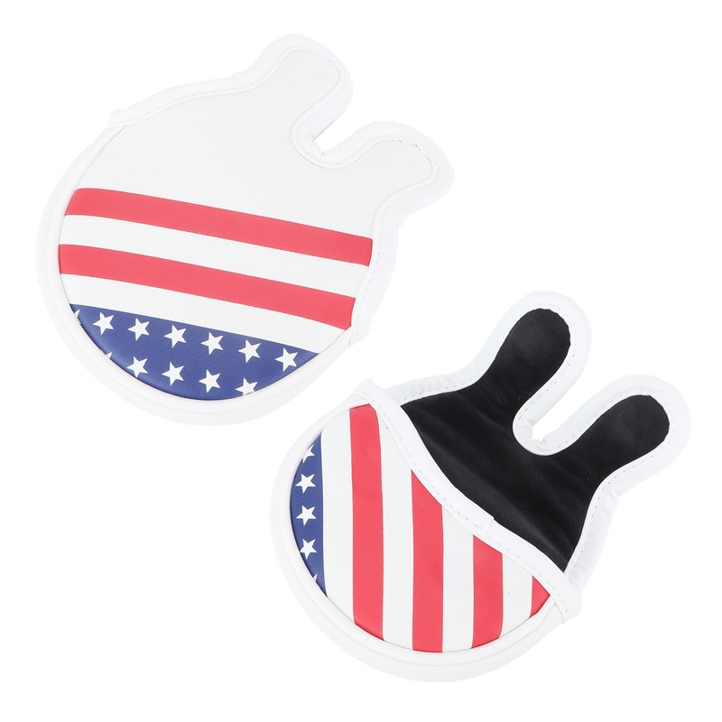 Waterproof PU Golf Mallet Headcover Center Putter Cover Protector with