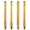 CTKcom T10/T300 40W Amber Vintage Edison Bulb， E26 Medium Base，2200K-2300K