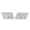 Headlight Washer, Pair Headlight Washer Jet Cap Covers Set 1301040