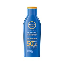 Protector Solar Corporal NIVEA SUN Protección E Hidratación Fps50+ 200Ml Con Vitamina C Y Ácido Hialurónico