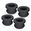 QUARKZMAN 4pcs Snap Rubber Grommet Connector Mounting Diameter 12.5mm ID