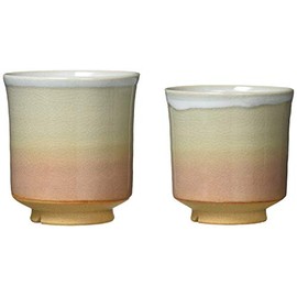 萩 Burn Princess 萩 Pair Tea Bowls 6154 – 027