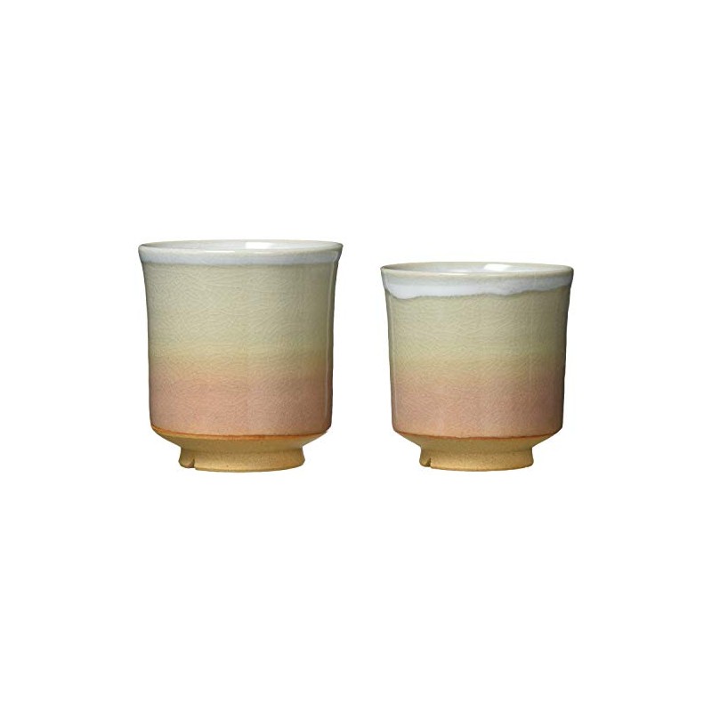萩 Burn Princess 萩 Pair Tea Bowls 6154 – 027