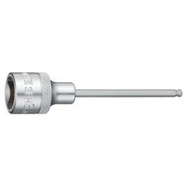 TONE Ball Point Hexagon Socket 3BH-03 Insertion Angle 0.3 inch (9.5 mm) (3/8 mm), Double Side Width 0.1 inch (3 mm)