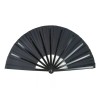 Oriental Abanico Pericón Grande Artístico, Color Blanco, 10 Piezas