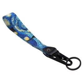 Llavero corto, Noche estrellada, 7.5x1 inch