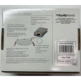 Lithonia Lighting WF4, 4" Wafer Oil-Rubbed Bronze Selectable LED Recessed Light