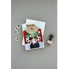 Jack Russell Christmas Santa Greeting Cards and Envelopes Pack of