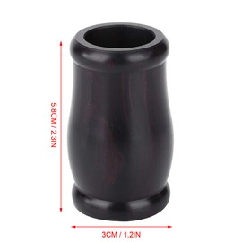 Ebony Clarinet Barrel, Black Tube 23MM Inner Diameter Ebony with Black Wood for Professional Amateur Clarinet Players