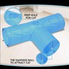 PetBuds 3-Way Collapsible Cat Tunnel Toy, Interactive Cat Tunnel for