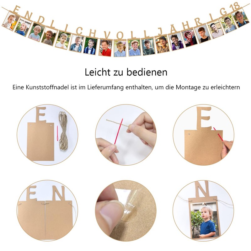 Garland 18th Birthday Photo Garland