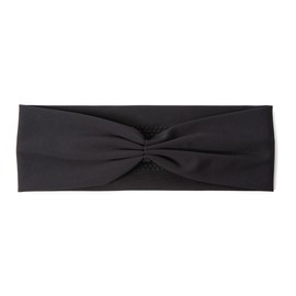 The Hair Edit Lotus Band Soft Pleated Headband - Black