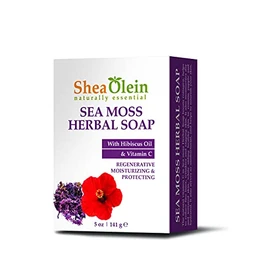 Shea Olein SEA MOSS HERBAL SOAP WITH HIBISCUS OIL & VITAMIN C