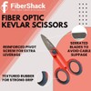 FiberShack - Fiber Optic Kevlar Scissors - Kevlar Shears for