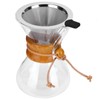 Coffee Maker High Temperature Resistant Glass Coffee Drip Brewing Pot