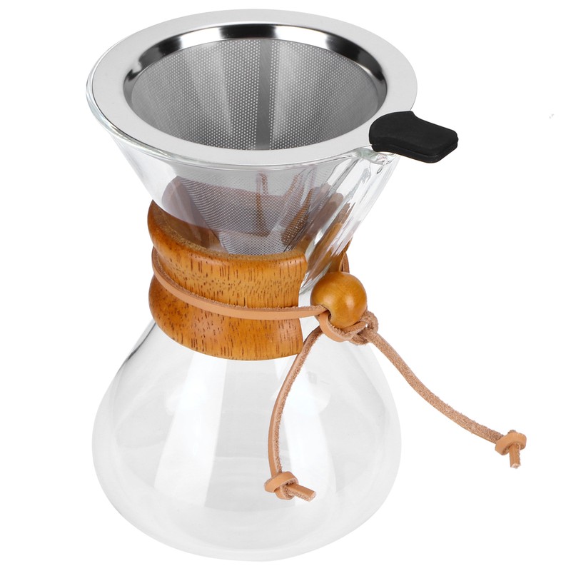 Coffee Maker High Temperature Resistant Glass Coffee Drip Brewing Pot
