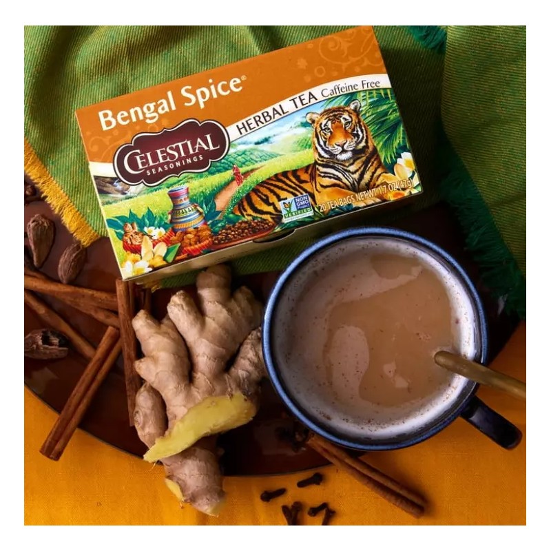 Celestial Seasonings Bengal Spice 20 Count x 3 packs Celestial