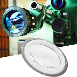 AIEB LED Plano Convex Lens, High Temperature Resistance LED Lens Diameter: 100mm/3.94in for LED Spotlight