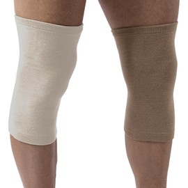 Beman - Orthopaedic Knee Pads Made of Angora Wool and Merino Wool Protection for Knee Rheumatism Muscle Strains and Sports Activities 562_567 (Beige, 1 (Circumference over Knee 29-33 cm)