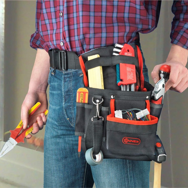 Connex COX952054 Tool Belt with 8 Partitions