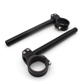 50mm Fit YZF R6 Ninja ZX6R Clip On Ons Handlebars for R6 2005-2018 R1 1998-2018,ZX6R 2013-2018 ZX10R 04-18, Adjustable Motorcycle Handlebar Fork Tube Handle Bar Clipon Clamp