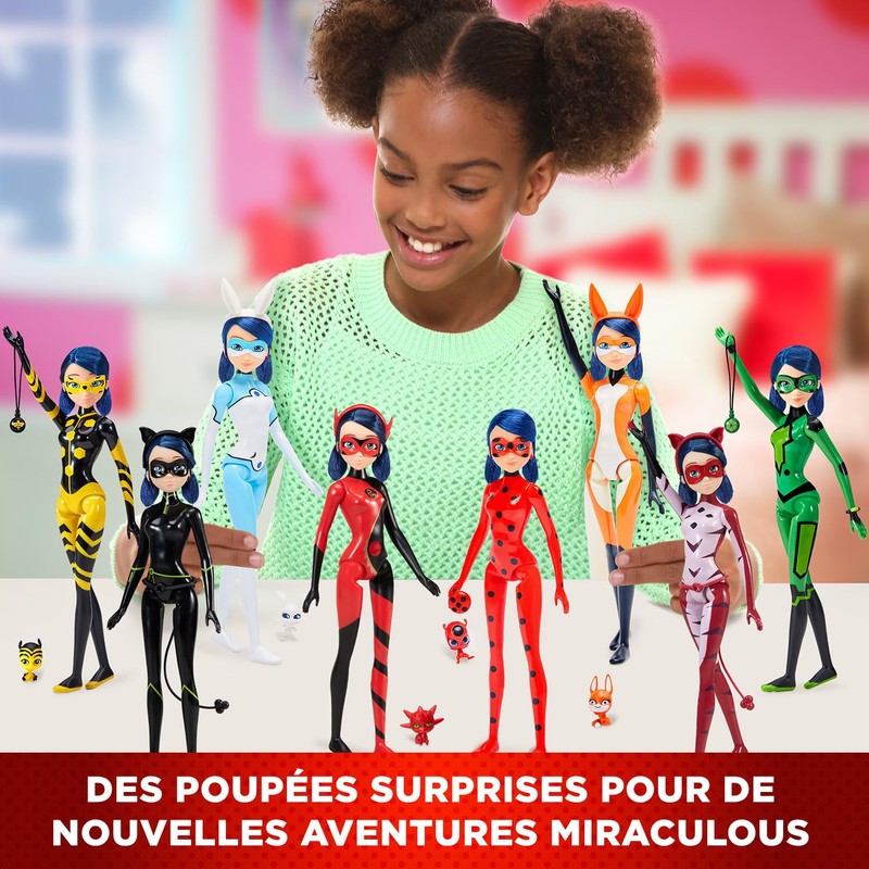 Miraculous Ladybug Magic Heroez Reveal Colour Change Doll | Marinette