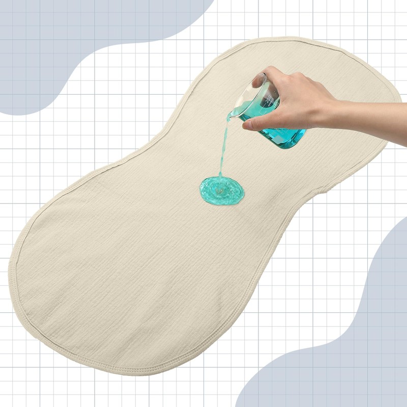 Hhahafelt 3 Pcs Changing Pad Liners Fits in Peanut Shape