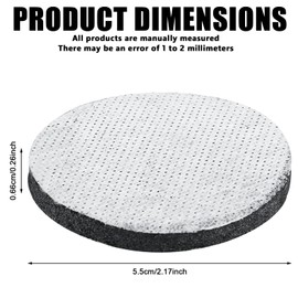 Pack of 8 Micro Disc Water Filter Discs for Brita Fill and Go Water Filter Bottles Carafes, Water Filter MicroDisc Filter Insert Reduce Chlorine Microparticles Filters Impurities