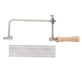 Jewelers Saw Scroll Saw Frame Kit, Coping Saw Wood Metal Scroll Saws for Woodworking Scroll Saw Wire DIY Handworking Steel Saw Jewelry Tool Adjustable Jeweler Saw Frame Set Jewellery Making Cutting